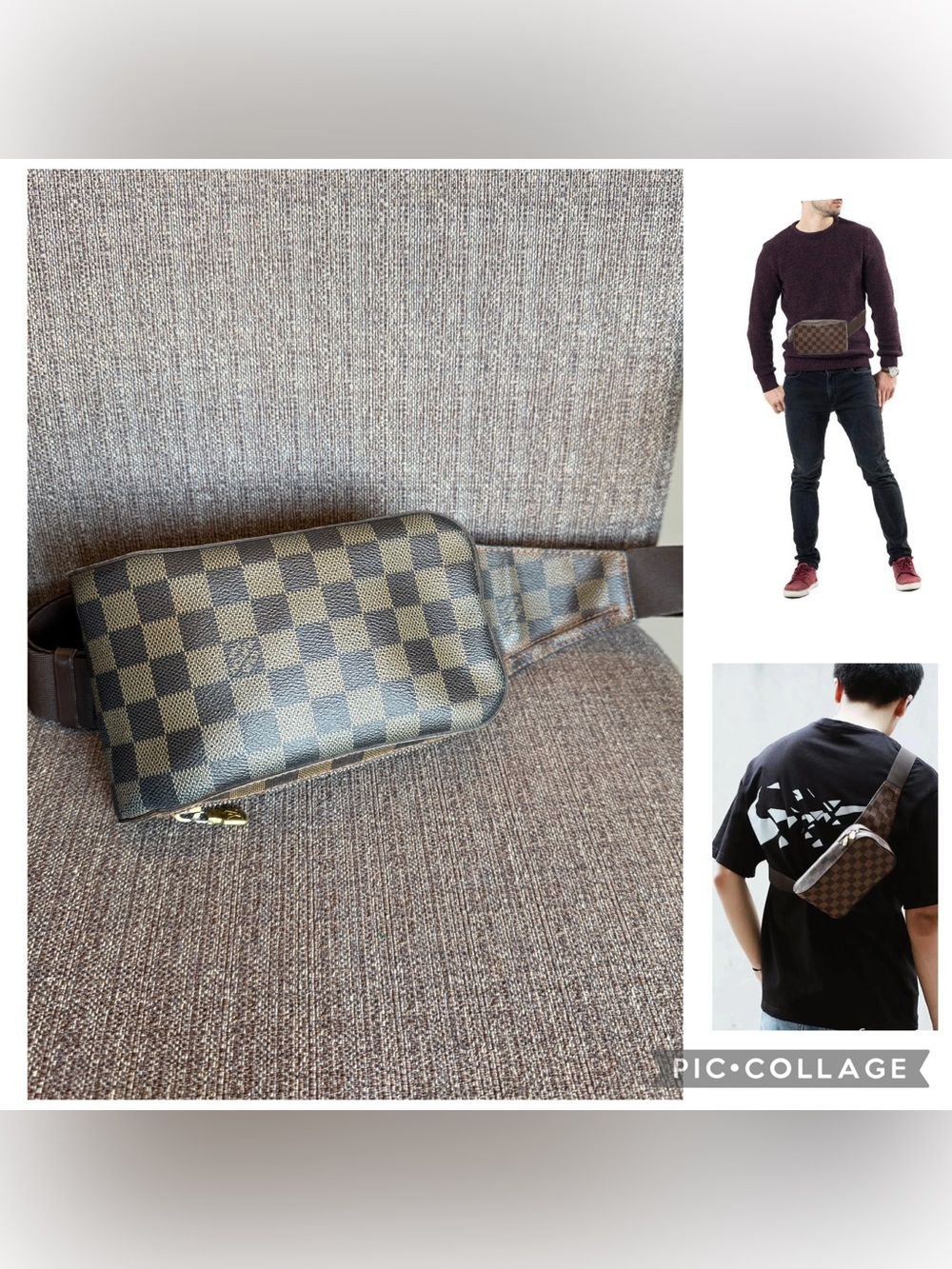 Authentic Louis Vuitton Geronimos belt bag